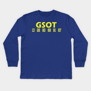 GSOT ( Greatest Show on Turf ) Kids Long Sleeve T-Shirt